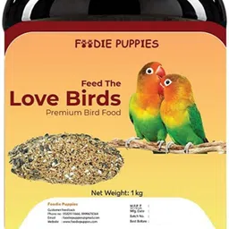 Natural & Healthy lovebird Food Mix Seeds, Canary Seed, Sunflower seed Nuts 1 kg Dry Adult, New Born, Senior, Young Bird Food-image-53