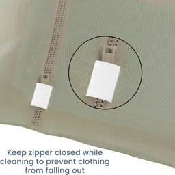 heart home 2 L Beige Laundry Bag image 3