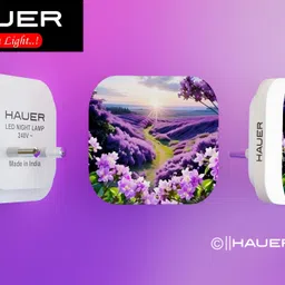 hauer Nature-Glow Premium Scenery Night Light Calm Glow For Relaxing & Peaceful Sleep Night Lamp image 3