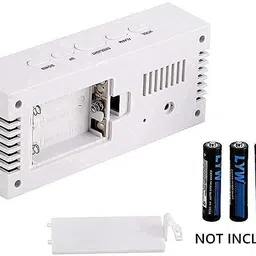 kh store Digital White Clock image 2