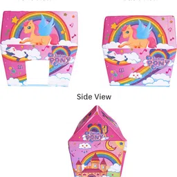 house of prageeth Unicorn Theme Kids Tent House for Girls & Boys Age 2 to 10 Years image 2