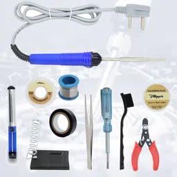 hillgrove Electric Gadget 11in1 New Mobile Soldering and Desoldering Equipment Tool Machine Combo Kit Set with Flux Paste and Wire 25 W Simple-picture-12