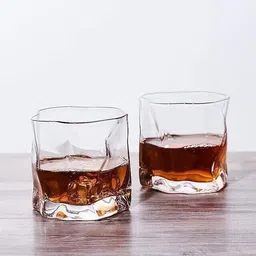 (Pack of 4) 101_New4_ 4iouik 4crumple Glass Set Water/Juice Glass-image-42