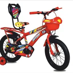 skyton 16 Inch Kids Cycle with Side Wheels Ideal for 4 to 7 Years Boys and Girls 16 T (inch) Road Cycle-picture-22