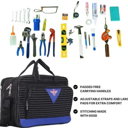 RBW Heavy-Duty Canvas Tool Bag for Electricians, Plumbers & Mechanics – 18.5 inh Canvas Tool Bag-picture-48