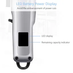 QGS High Quality HG Rechargeable Professional Low Sound Hair Clipper Beard Moustache Trimmer 410 min Runtime 8 Length Settings image 2