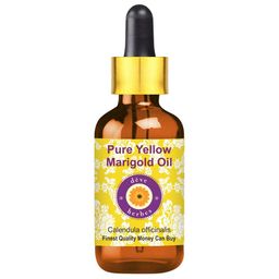 Deve Herbes Yellow Marigold Oil with Glass Dropper - 30ml-picture-28