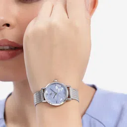 DressBerry Women Stainless Steel Dial & Bracelet Straps Analogue Watch UT-A8633-BLU-DB-picture-12