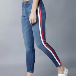Tokyo Talkies Women Blue Super Skinny Fit Mid-Rise Clean Look Stretchable Jeans-picture-11