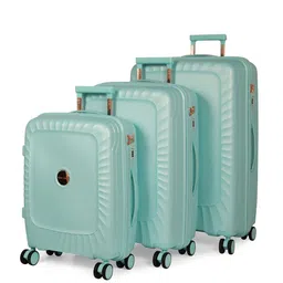 ROMEING Set Of 3 SICILY Textured Hard-Sided Cabin, Medium & Large Trolley Suitcase-picture-37
