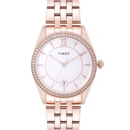 Timex Women Mother of Pearl Dial Bracelet Style Straps Analogue Watch TWEL25102-picture-29