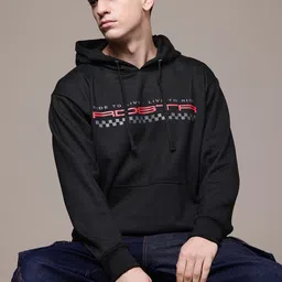 Roadster The Lifestyle Co. Typography Printed Relaxed Fit Hooded Sweatshirt-picture-17