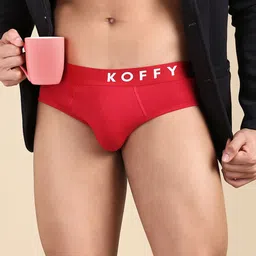KOFFY Men Pack of 1 Form-Soft Premium Micro Modal Fabric Briefs-picture-37