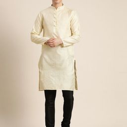 SOJANYA Ethnic Motifs Silk Cotton Kurta-picture-40