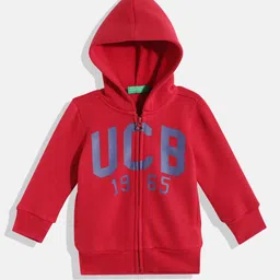 United Colors of Benetton Boys Brand Logo Printed Hooded Front Open Sweatshirt-picture-25