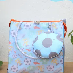 ROSADA Kids Football Champ Printed Lightweight Waterproof Oversized Shopper Tote Bag-picture-38