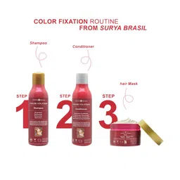 SURYA Brasil Color Fixation Restorative Shampoo with Aloe Vera - 250 ml image 2