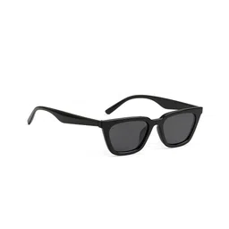 ROYAL SON Unisex Black Lens & Black Square Sunglasses with Polarised & UV Protected Lens image 4