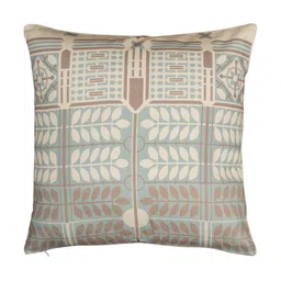 PETAL HOME Strasbourg Beige & Brown Set of 5 Geometric Square Cushion Covers image 2