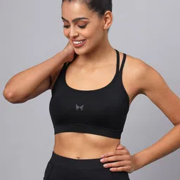 skyria Full Coverage Multiway Straps Seamless Workout Bra Moisture Wicking image 2