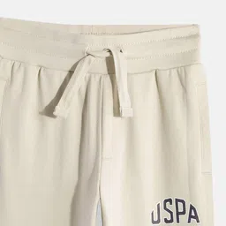 U.S. Polo Assn. Kids Boys Brand Logo Printed Straight Fit Cotton Joggers image 4
