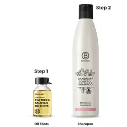 BRILLARE Sustainable Dandruff Control Hair Care Set - Shampoo 300ml + Oil Shots 6ml x 8 image 4