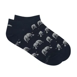socksxpress Balenzia Men Pack Of 3 Animal Printed Cotton Ankle-Length Socks image 2