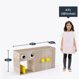 boingg! - a happy start Big Nino Kids Storage Cabinet in Oak Colour image 3