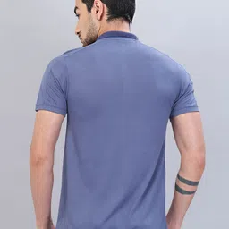 Technosport Polo Collar Regular Fit Antimicrobial Training or Gym T-shirt image 4
