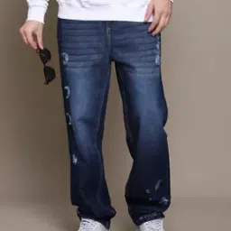 Shein Full Length Distressed Mid Wash Jeans-picture-19