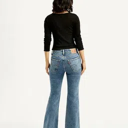 levi's Women Heavily Washed Bootcut Jeans image 3
