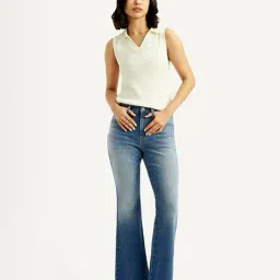 levi's Women Mid-Wash Bootcut Jeans image 4