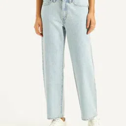 levi's Women Heavily Washed High-Rise Baggy Fit Jeans-picture-34