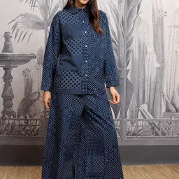 Vishudh Printed Shirt & Palazzo Pure Cotton Co-Ord image 2
