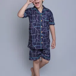 BAESD Boys Printed Shirt with Shorts image 1