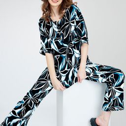 Zeyo Printed Round Neck Co-Ords-picture-21