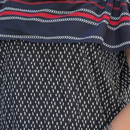 KALINI Printed Pure Cotton Off Shoulder Top & Trouser image 2