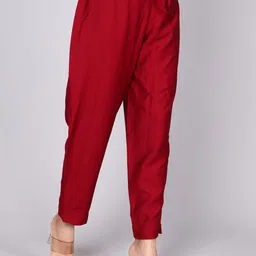 HIGHLIGHT FASHION EXPORT Self Design Top & Trousers image 3