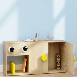 boingg! - a happy start Big Nino Kids Storage Cabinet in Oak Colour image 1