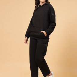 Rigo Plus Size Terry Hoodie Sweatshirt with Trousers co-ords Set-picture-24