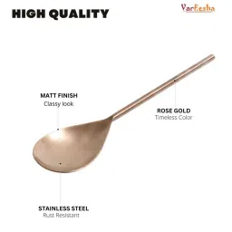 vareesha Rose Gold Serving Spoons Set of Two image 4