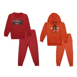 mack jonney Vimal Jonney Pack of 2 Kids Typography Printed Tracksuit-picture-23