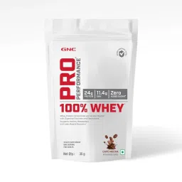 GNC Pro Performance 100% Whey Protein Powder | Boosts Strength & Endurance | Builds Lean Muscles | Fastens Muscle Recovery | Formulated In USA | 24g Protein | 5.5g BCAA | 35 g-picture-20