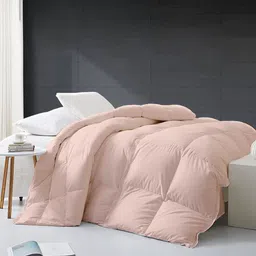 RAZZAI Peach-Coloured Microfiber Mild Winter 500 GSM Double Bed Comforter-image-45