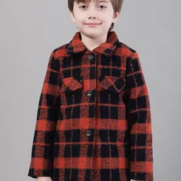 HOUSE OF VEDAS Boys Checked Lightweight Tailored Jacket-picture-10