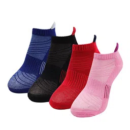 RC. ROYAL CLASS Women Pack Of 4 Patterned Ankle Length Cotton Socks-picture-14