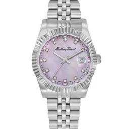 Mathey-Tissot Women Dial & Stainless Steel Bracelet Style Straps Analogue Watch D810AVIO-picture-19