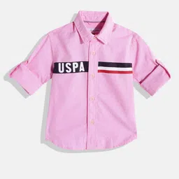 U.S. Polo Assn. Kids Boys Printed Pure Cotton Casual Shirt-picture-14