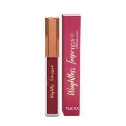 FLiCKA Weightless Impression Matte Finish Liquid Lipstick 1.6 ml - October 10 image 3