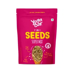 Yogabar 7-in1 Seeds Mix 250g | Mixed Seeds Chia, Pumpkin, Flax, Sunflower, Watermelon, Sesame & Soy Nuts Mix | Rich in Protein & Fibre | High Protein Snack with Anti-Oxidants-image-14
